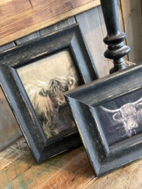 Fotolijst hout old black
