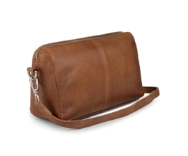 Bag2Bag tasje Nice Cognac / zilver