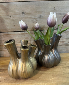 Tulpen vaasje goud