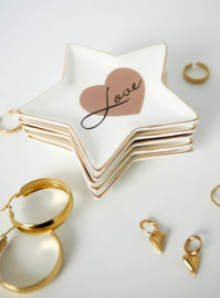 Ster schaaltje Love