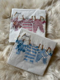 Servetten babykleertjes