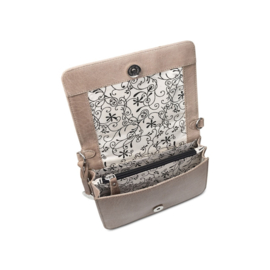 Bag2Bag leren tasje Berlin Grey Taupe
