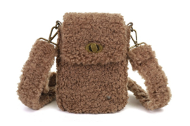 Teddy tasje Taupe of Zwart