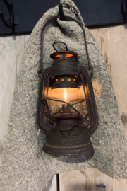 Oude led lantaarn / stormlamp (S)
