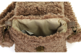 Teddy tasje Taupe of Zwart