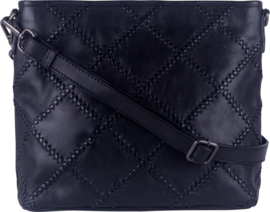 Bag2Bag zwarte leren tas Pino