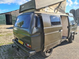 Volkswagen T3 Kampeerauto bj 1985 benzine  lpg 4 slaapplekken apk verkocht