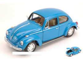 Volkswagen Kever Welly blauw schaal 1 op 43 Speciale uitgave