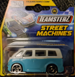 Volkswagen ID Buzz schaal 1 op 64 Blauw Wit
