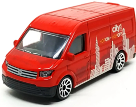 Volkswagen Crafter rood merk Majorette Schaal 1 op 64