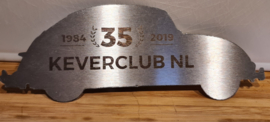 Schild Kever Club Nederland 35 jaar 1984 - 2019