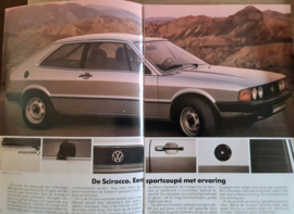 Volkswagen Scirocco 1 folder 1-1979 compleet met technische gegevens lijst en prijslijst
