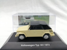 Volkswagen Kubel 181 1972 beige schaal 1 op 43