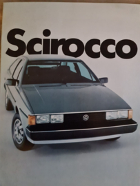 Volkswagen Scirocco 2 1981 introductie folder voor de USA