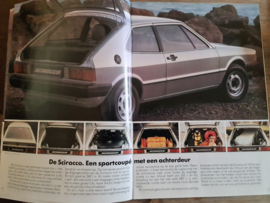 Volkswagen Scirocco 1 folder 1-1979 compleet met technische gegevens lijst en prijslijst