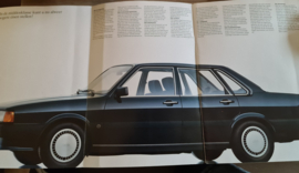 Audi 80 folder uit 8-1984 incl technische gegevens lijst en prijslijst