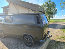 Volkswagen T3 Kampeerauto bj 1985 benzine  lpg 4 slaapplekken apk verkocht