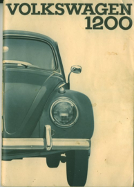 Vollswagen Kever augustus 1964 originele handleiding goede staat  ook voor cabriolet
