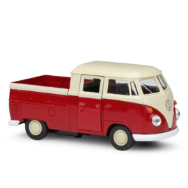 Volkswagen T1 pick Up merk Welly rood wit doka