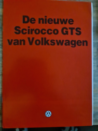 Volkswagen Scirocco 2 GTS folder 8-1983 met technische lijst