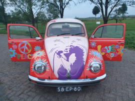 Vrolijke Volkswagen Hippie Kever bj 1975 verkocht