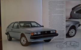 Volkswagen Scirocco 2 1981 introductie folder voor de USA