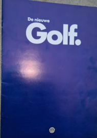 Folder Volkswagen De Nieuwe Golf 8-1983 mk 2 introduktie