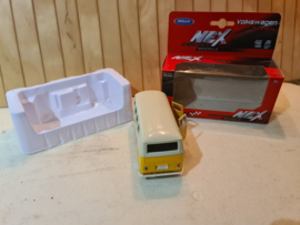 Volkswagen T1 hippie bus geel wit Welly