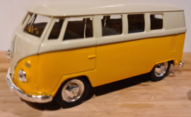 Volkswagen T1 Welly geel wit schaal 1 op 34