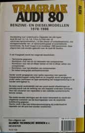 Vraagbaak Audi 80 kluwer 1978 1986 benzine en diesel modellen