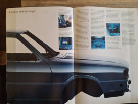 Audi 80 folder uit 8-1984 incl technische gegevens lijst en prijslijst