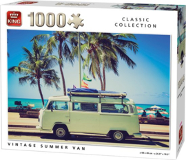 King Vintage Summer Van puzzel 1000 stuks