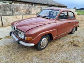 Saab 96 bj 1974 1500 cc zo uit de stalling