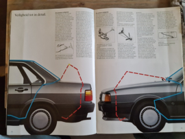 Audi 80 folder uit 8-1984 incl technische gegevens lijst en prijslijst