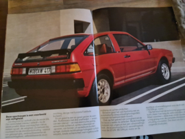 Volkswagen Scirocco 2 folder 1-1982 incl technische gegevens lijst