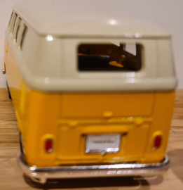 Volkswagen T1 Welly geel wit schaal 1 op 34