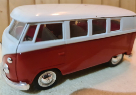 Volkswagen T1 Welly rood wit wit combi schaal 1 op 32 rood wit