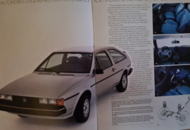 Volkswagen Scirocco 2 1981 introductie folder voor de USA