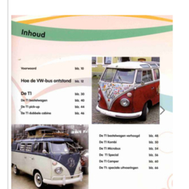 Boek "De VW bus van toen tot nu" (hardcover) 224 bladzijde