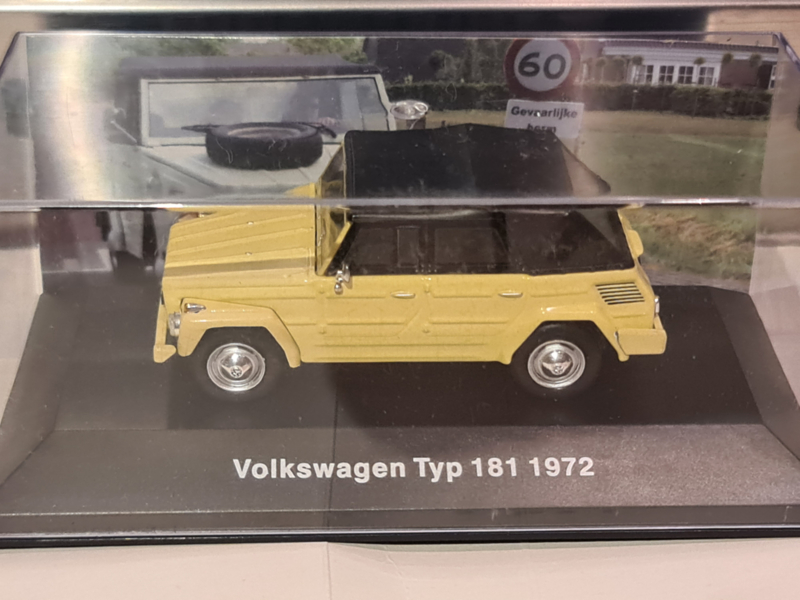 Volkswagen Kubel 181 1972 beige schaal 1 op 43
