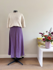 Damesrok linnen roze