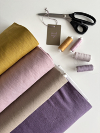 Damesrok linnen zand