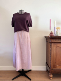 Damesrok linnen roze