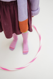 Rokje mousseline aubergine