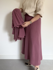 Dames maxirok Loïs oudroze