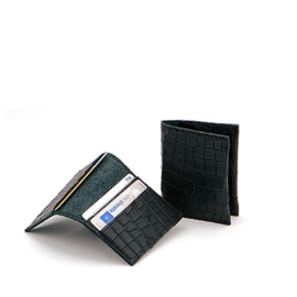 Card fold in 'Black Croco'