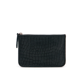 Pouch in 'Black Croco'