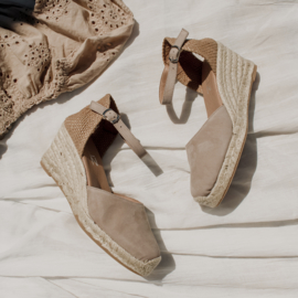 Lennie espadrilles in 'Ardesia' Suede