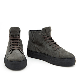 Bo hi top sneaker in 'Catfish' suede