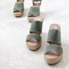 Liv Twist espadrille in 'Scandinavian'